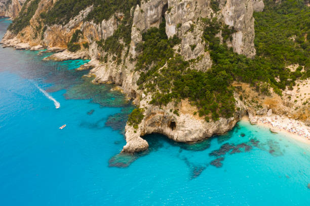 istock Aerial view of Cala Goloritze beach 1161971649