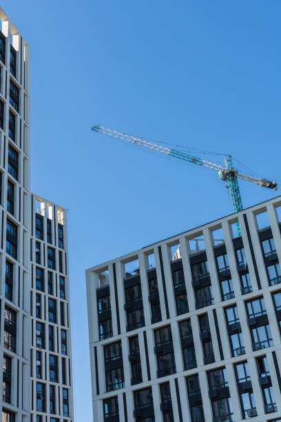 istock Construction of multi-storey residential buildings 1161972255