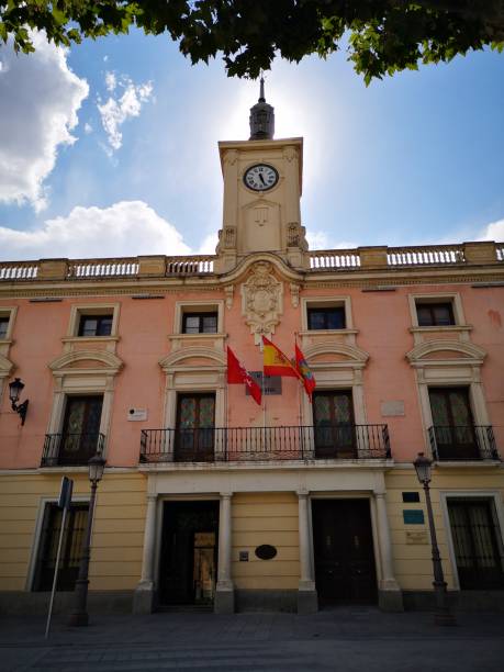 Town hall in Alcalá de Henares City Council of Alcalá de Henares alcala de henares stock pictures, royalty-free photos & images