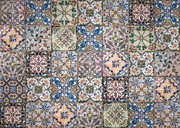 istock Background of vintage ceramic tiles 1161979145