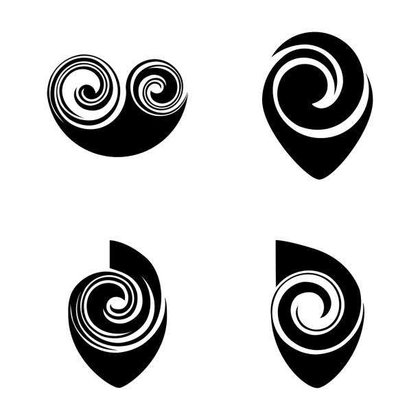 Maori symbols Maori symbols based on silver fern frond new zealand silver fern stock illustrations