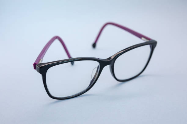 istock Black and purple degree glasses, with stylish and simplicity. 1161992748