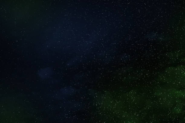 istock Abstract background texture of distant star space and multicolored nebula, illustration. 1161994008