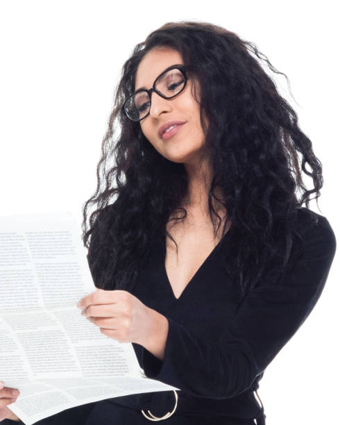 istock Attractive latino busineswoman is holding documents 1162001899