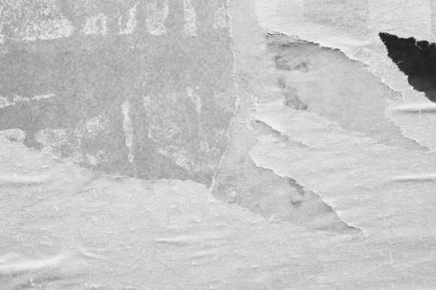 istock Blank white black old ripped torn paper crumpled creased posters grunge textures backdrop backgrounds placard 1162020038