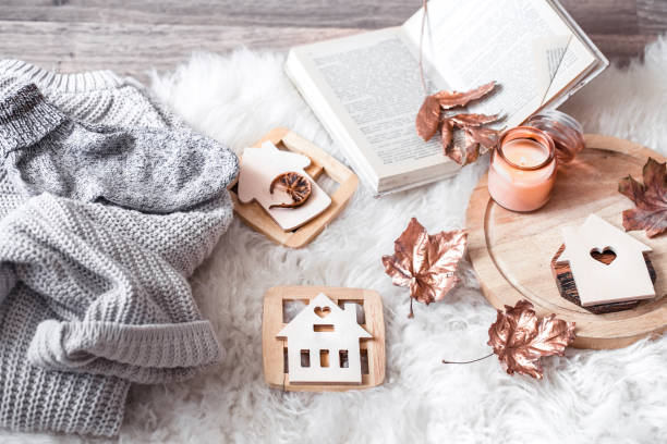 istock Cozy autumn and winter comfortable home life. 1162026113