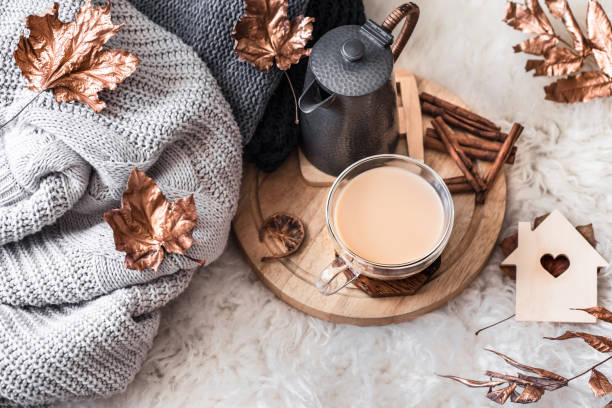 istock Cozy autumn and winter comfortable home life. 1162026115