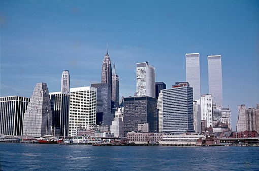 New York City, NY, USA, 1975. South top of Manhattan.