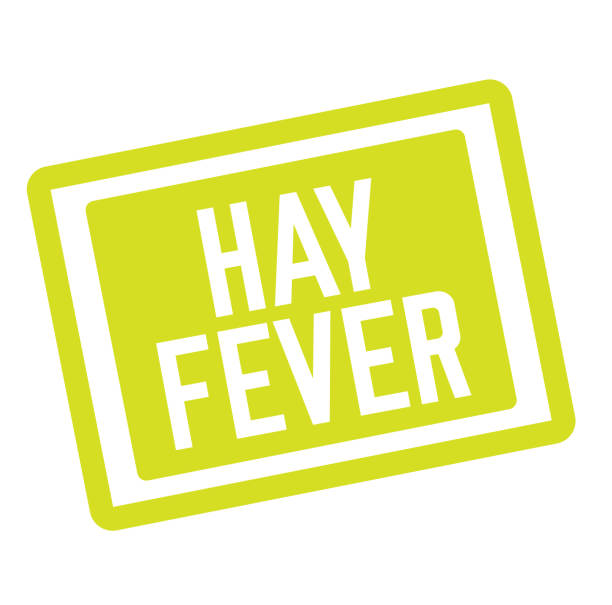 HAY FEVER stamp on white HAY FEVER stamp on white. Stamps and advertisement labels series. hay fever play stock illustrations