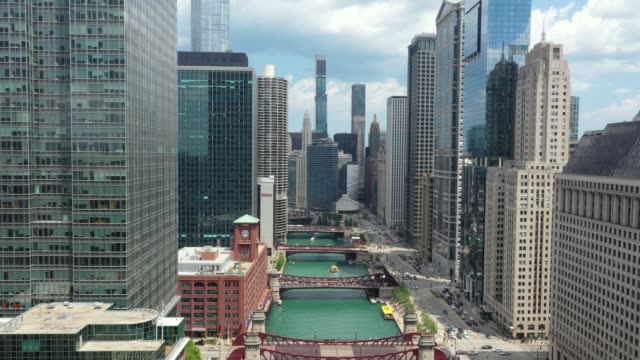 Chicago Riverwalk - Drone Shot