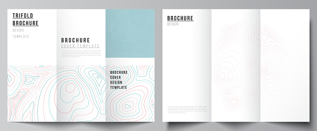 Simple Design Cover Use Map The Minimal Vector Illustration Of Editable Layouts Modern Creative ...