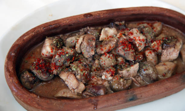 istock Delicious meat with spices in the guvec (Turkish cuisine) 1162031173
