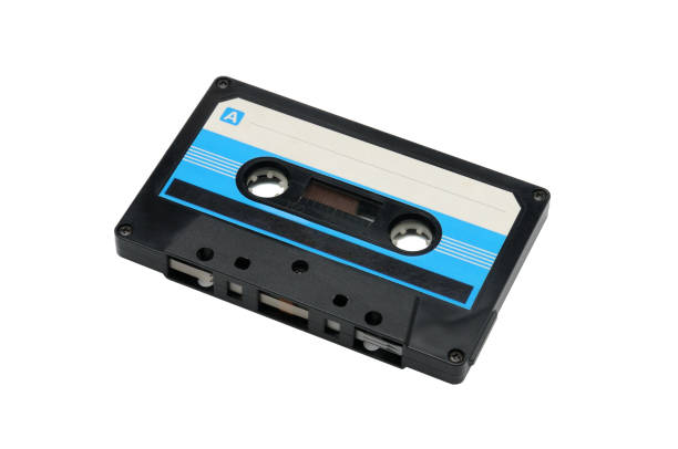 istock Compact audio tapes for magnetic recording on a white background.Compact cassette 1162032966