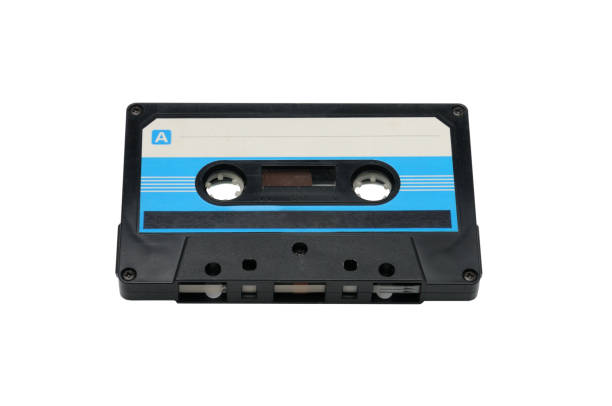 istock Compact audio tapes for magnetic recording on a white background.Compact cassette 1162032998