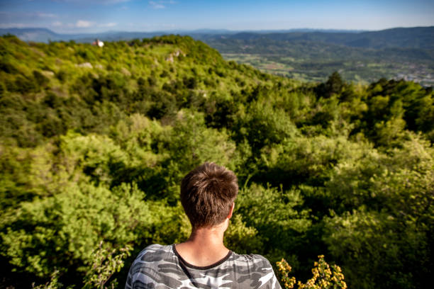 istock Young Adult Man Looking at View 1162041571