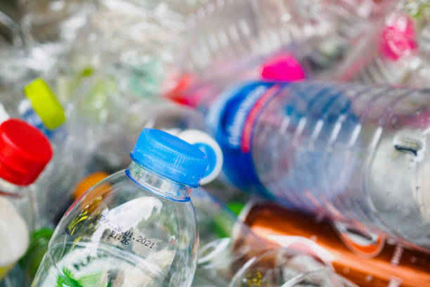 istock plastic bottles in recycle trash station 1162045264