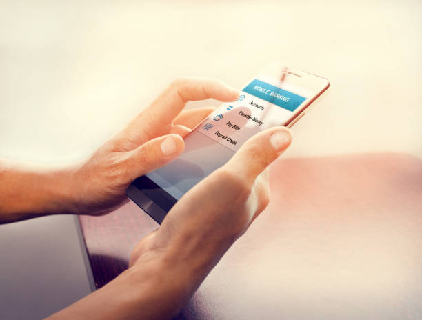 istock Concept online payment mobile technology and financial technology (fintech). 1162066512