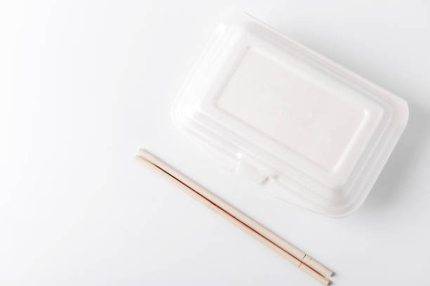istock Disposable food box and  and disposable chopsticks 1162071675