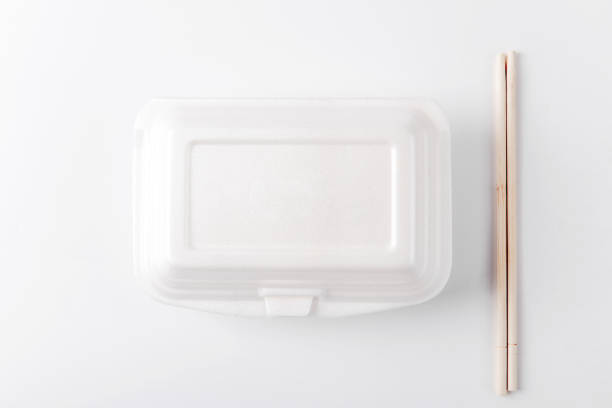 istock Disposable food box and  and disposable chopsticks 1162071687