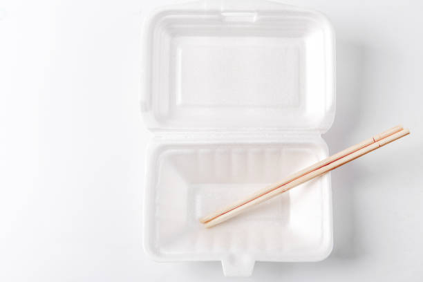 istock Disposable food box and  and disposable chopsticks 1162071688