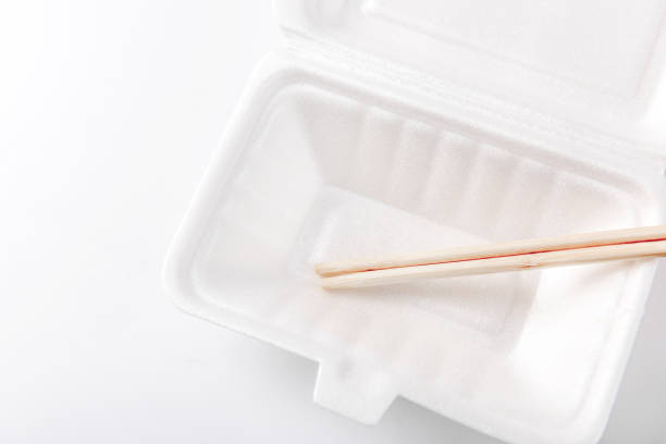istock Disposable food box and  and disposable chopsticks 1162071702