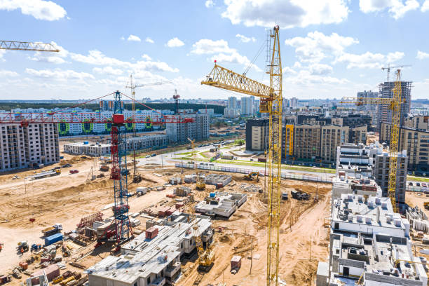 istock aerial panoramic view of construction site with modern multistory apartment buildings 1162073848