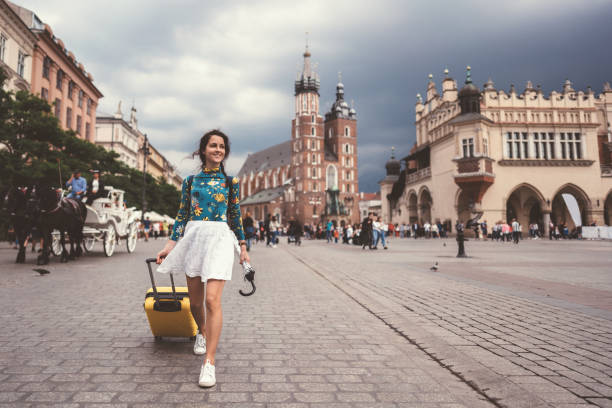 istock Solo traveler exploring Krakow 1162081106
