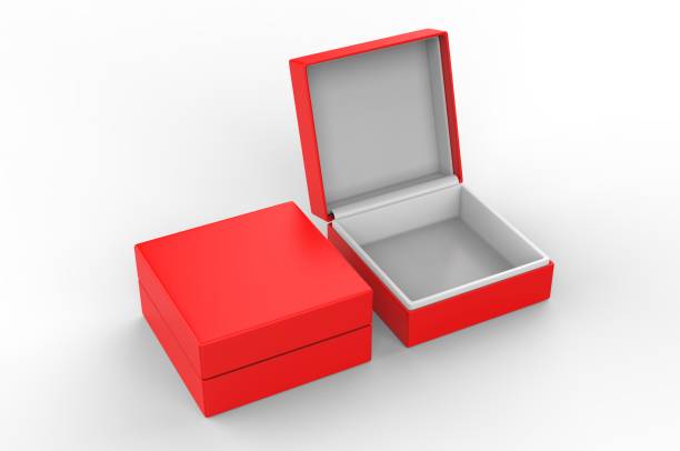 istock White blank luxury rigid box with inner foxing for branding presentation and mock up, 3d illustration. 1162086048