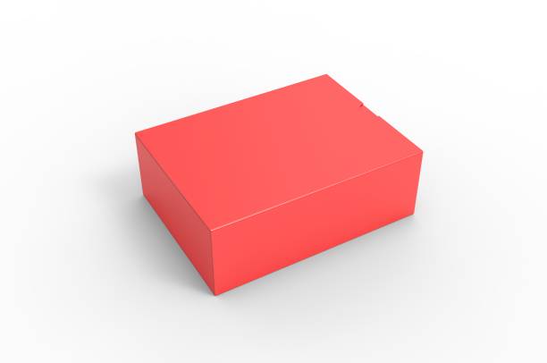 istock Blank sliding drawer box with thumb cut for branding presentation. 3d render illustration. 1162086315