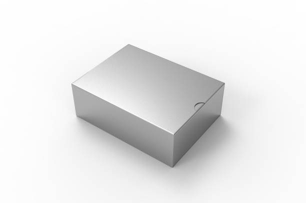 istock Blank sliding drawer box with thumb cut for branding presentation. 3d render illustration. 1162086407