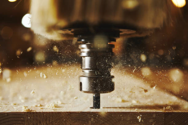 Cnc milling machine, woodwork industry. Tool with computer numerical control. Cnc milling machine, woodwork industry. Tool with computer numerical control. woodwork industry. router stock pictures, royalty-free photos & images