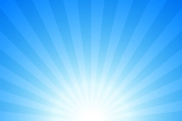 Sunbeams: Bright rays background Sunbeams: Bright rays background color gradient illustrations stock illustrations
