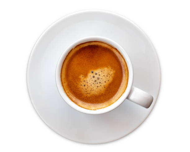 istock espresso coffee cup isolated on white background. 1162104032