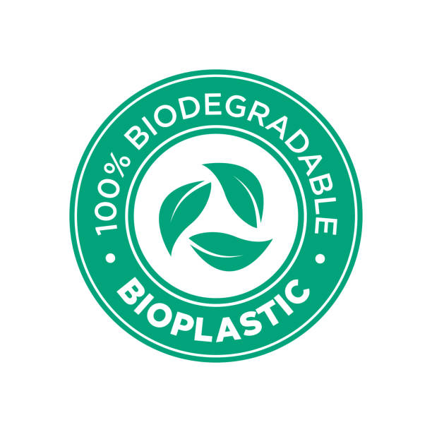 ilustrações, clipart, desenhos animados e ícones de bioplástico. 100% ícone biodegradável. - water pollution chemical garbage plastic