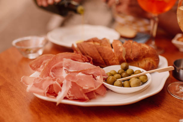 istock Man having drinks and local snacks in croatia 1162104551