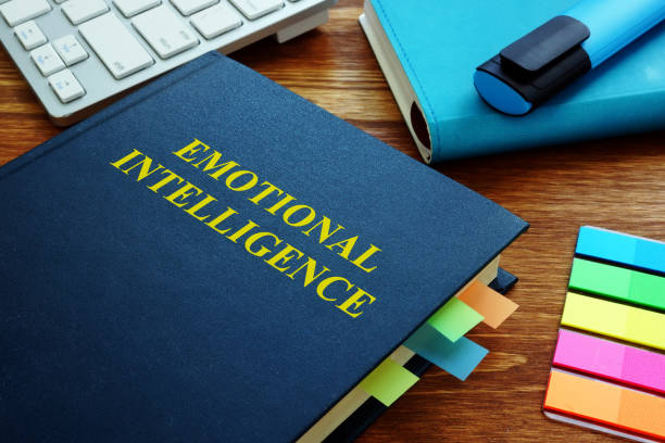 istock Emotional Intelligence guide and notepads in office. 1162105724