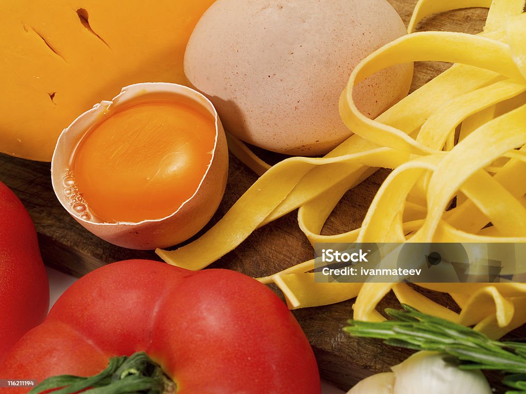 Tagliatelle de cocina - Foto de stock de Alimento libre de derechos