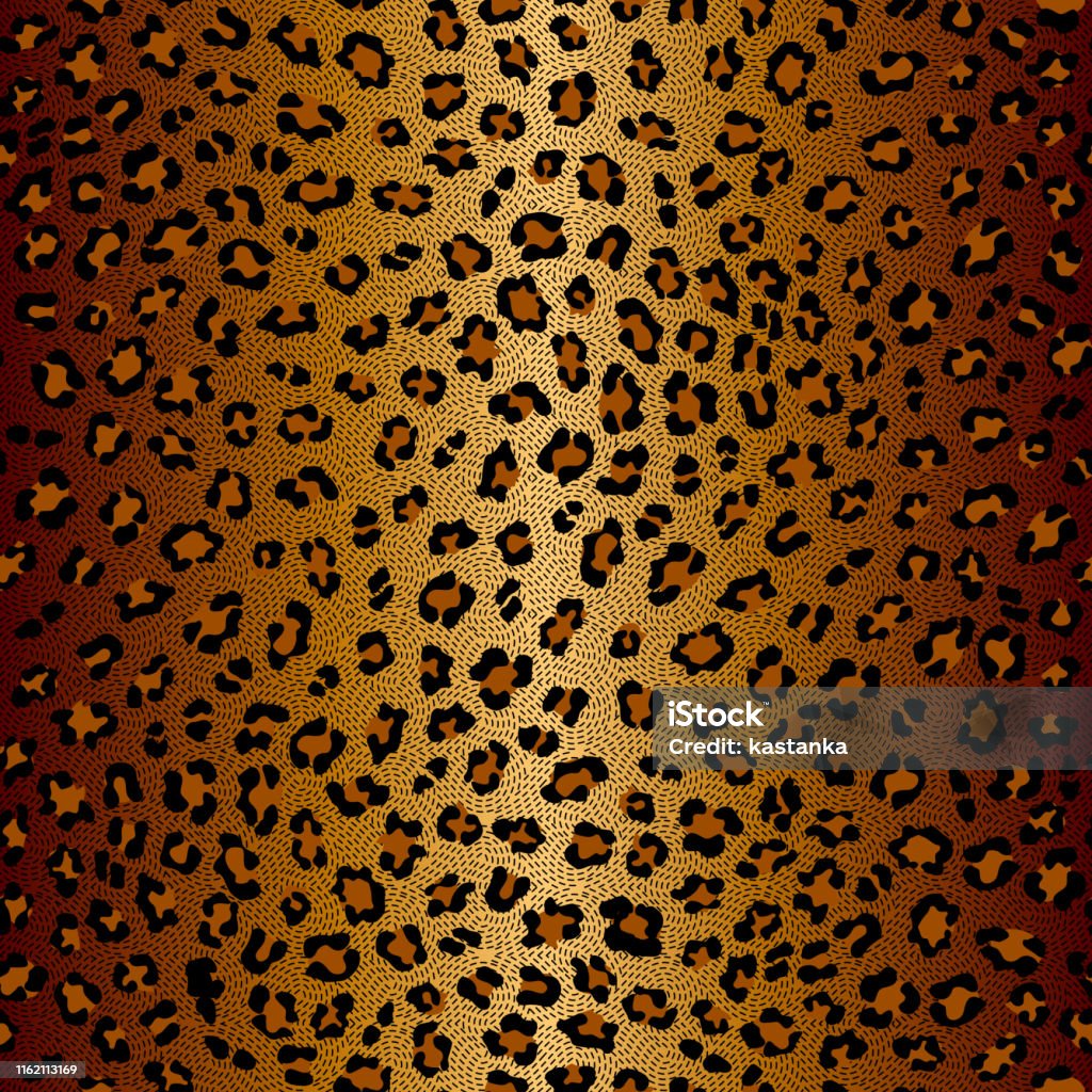 Seamless Animal Leopard Texture Pattern Vector Image Stock Illustration ...