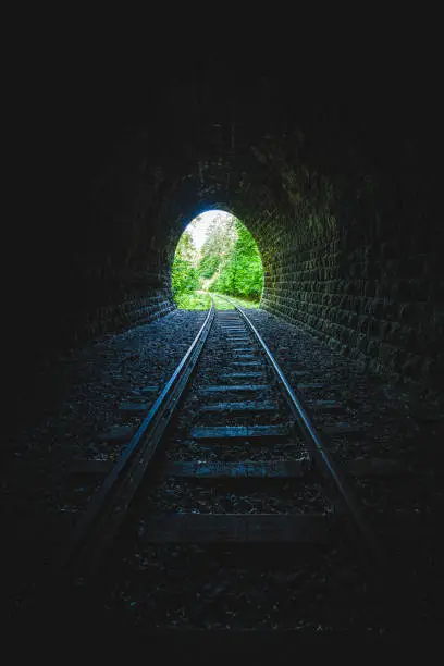 Photo of old railroad tunnel (HDRi)