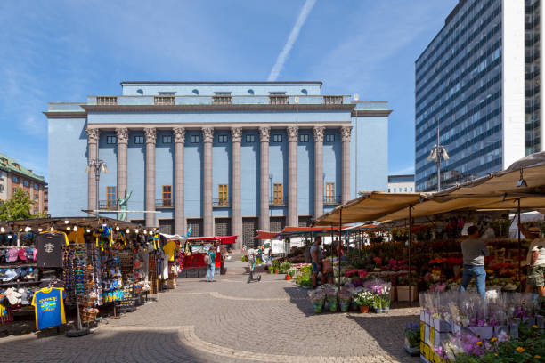 Stockholm, Sweden - June 24 2019: The Stockholm Concert Hall (Swedish: Stockholms konserthus) is the main hall for orchestral music in Stockholm.