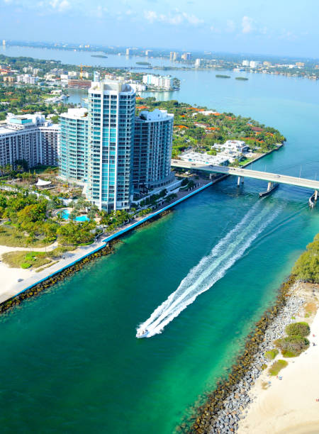 istock Biscayne Bay Aerial View, Miami Beach. 1162120495