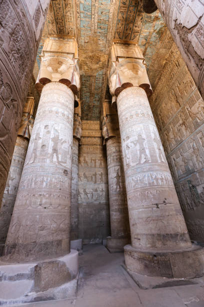 istock Columns in Denderah Temple, Qena, Egypt 1162126709