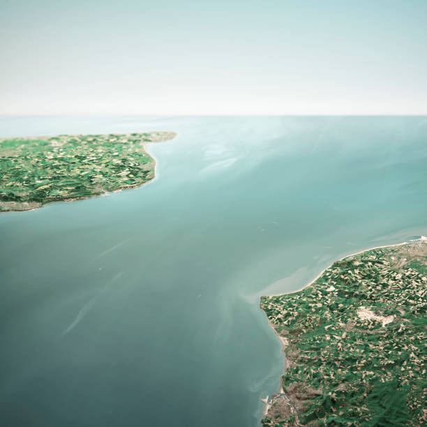 istock English Channel 3D Render Horizon Aerial View From South May 2019 1162128724