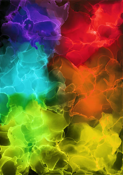 istock Alcohol Ink Painting 1162129746