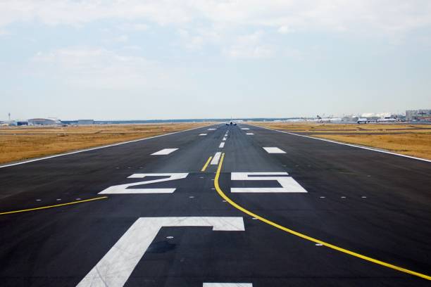 istock Airplane On Airport Runway Against Sky 1162136329
