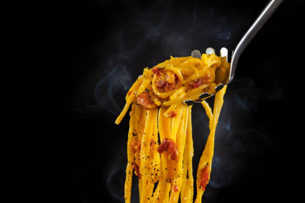 istock Italian food. Pasta Carbonara. 1162142539