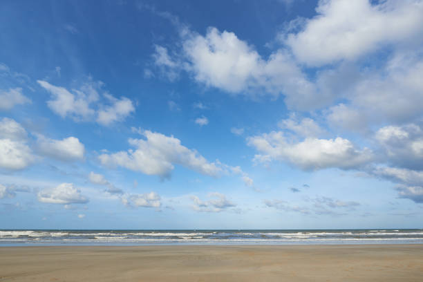 istock Background of blue sky and clouds in sunny day 1162153216