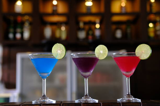 istock Summer drinks martini alcoholic cocktails 1162166385