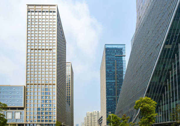 istock The financial center skyscraper is in shenzhen, China 1162167018