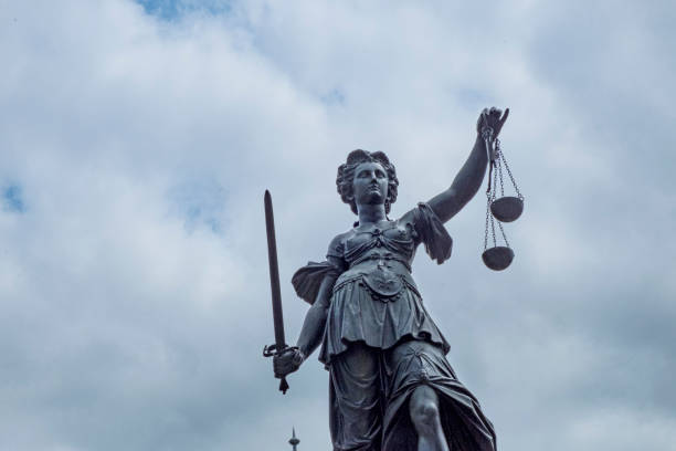 istock statue of lady justice in Frankfurt 1162168411